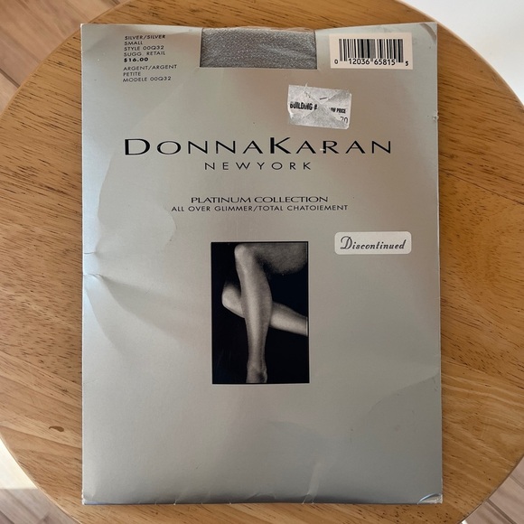 Donna Karan New York Platinum Collection All Over Glitter Tights - Picture 1 of 4